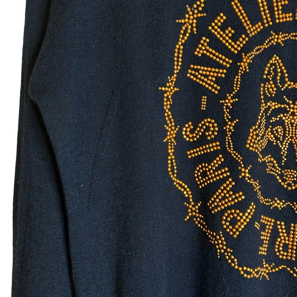 ZADIG & VOLTAIRE Merino Wool Sweater Kansas Bis Size XS Oversized WCMR1119F - Picture 3 of 12